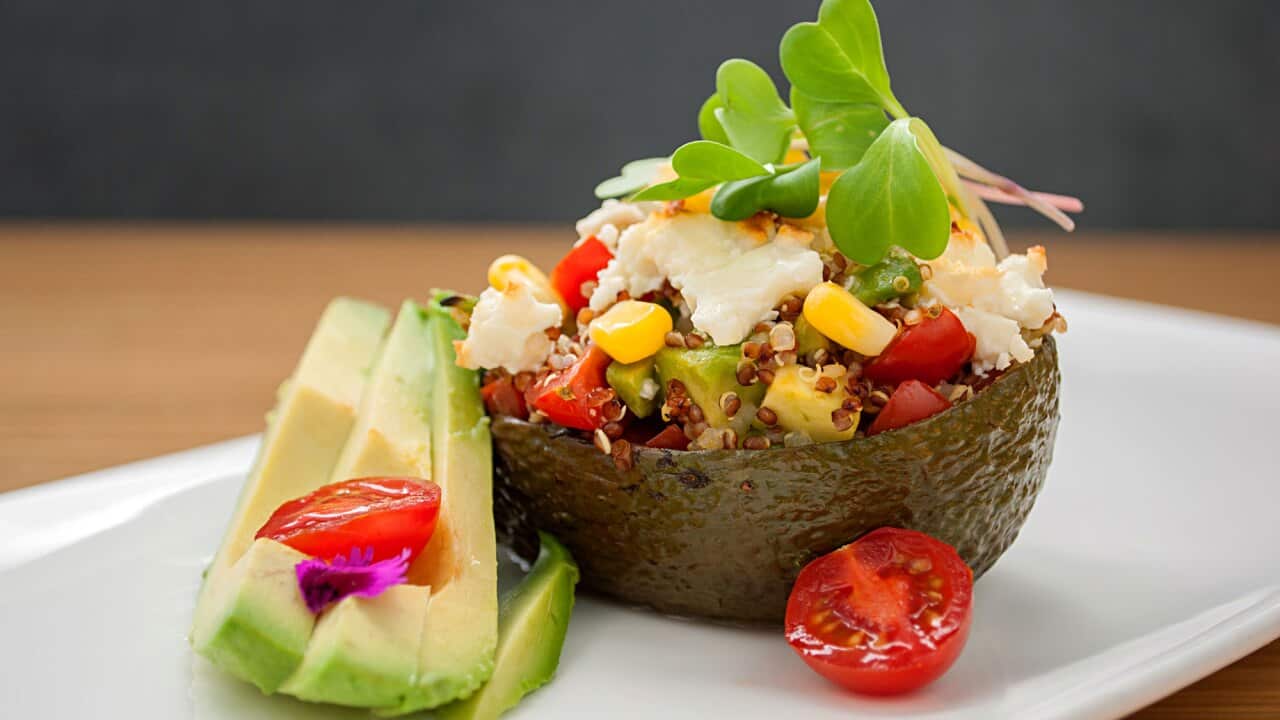 Baked avocado