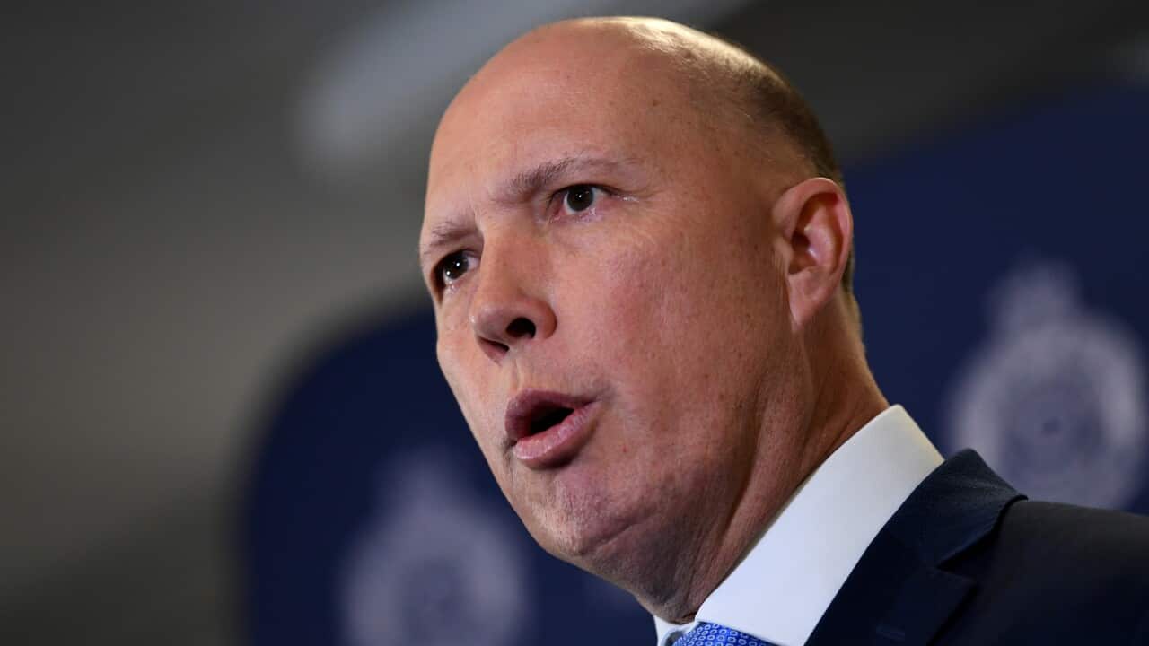 Home Affairs Minister Peter Dutton.