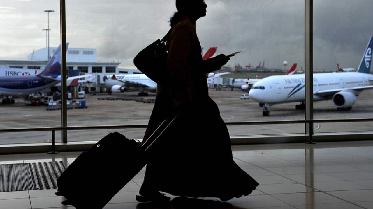 International airport in Sydney.