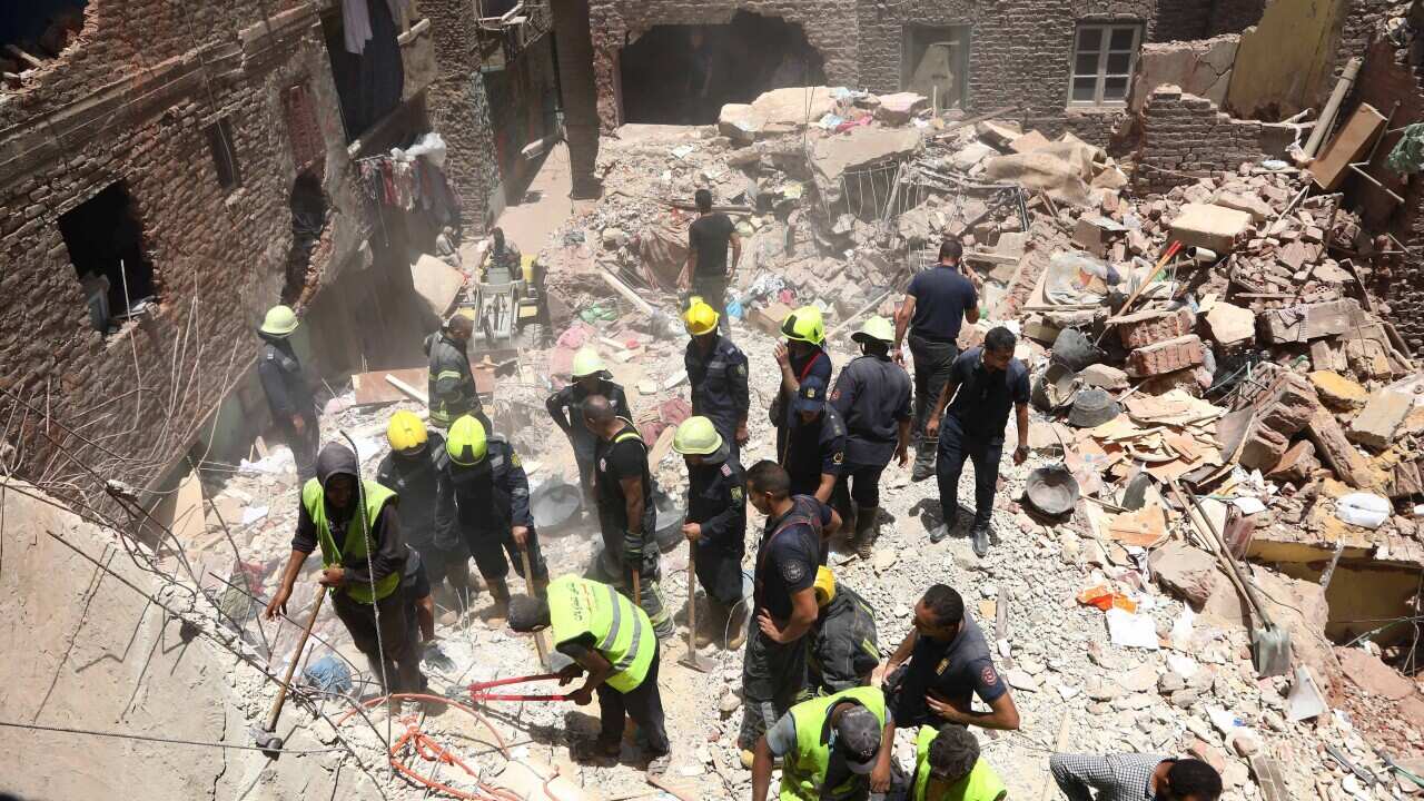 EGYPT BUILDING COLLAPSE