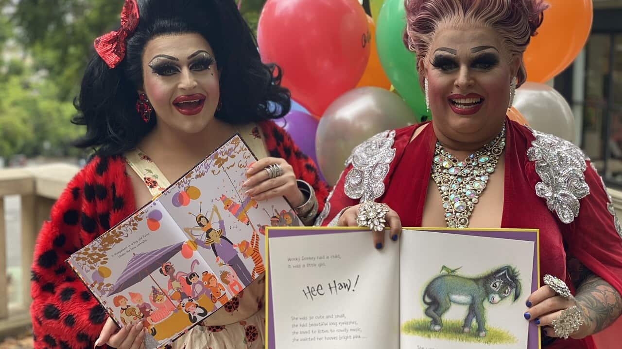 Hannah Conda and Maxi Shield on Saturday.