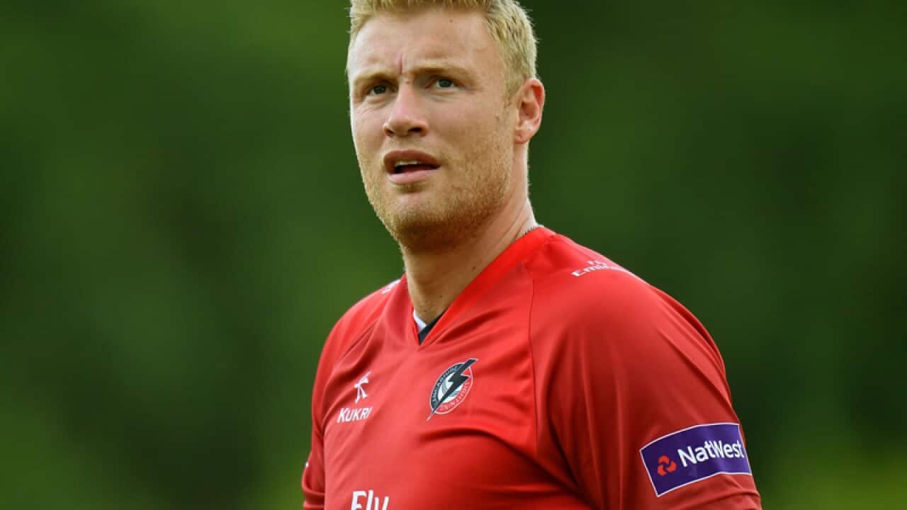 Lancashire Lightining's Andrew Flintoff