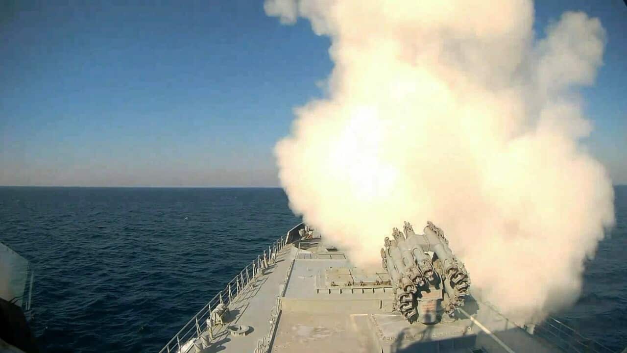 explosion on ship