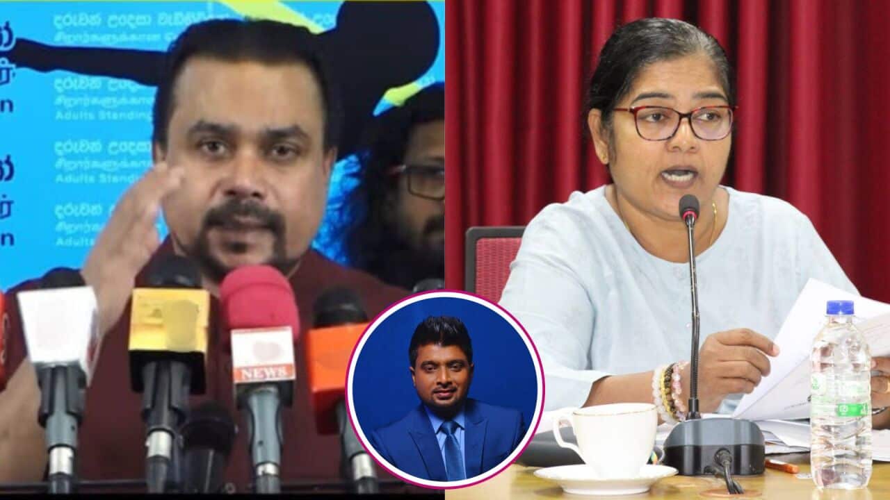 SBS Sinhala Wimal Weerawansa Saroja Paulraj Manoj Udatiyawala.jpg