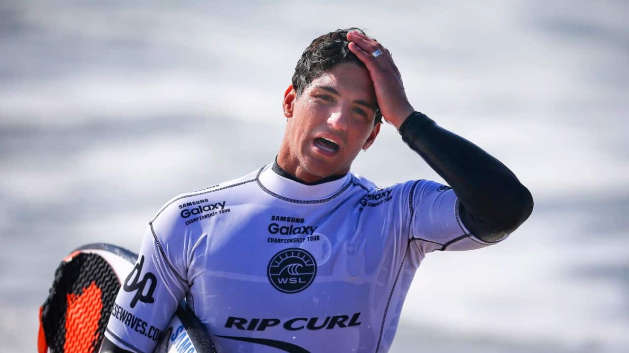 File image of Brazilian surfer Gabriel Medina