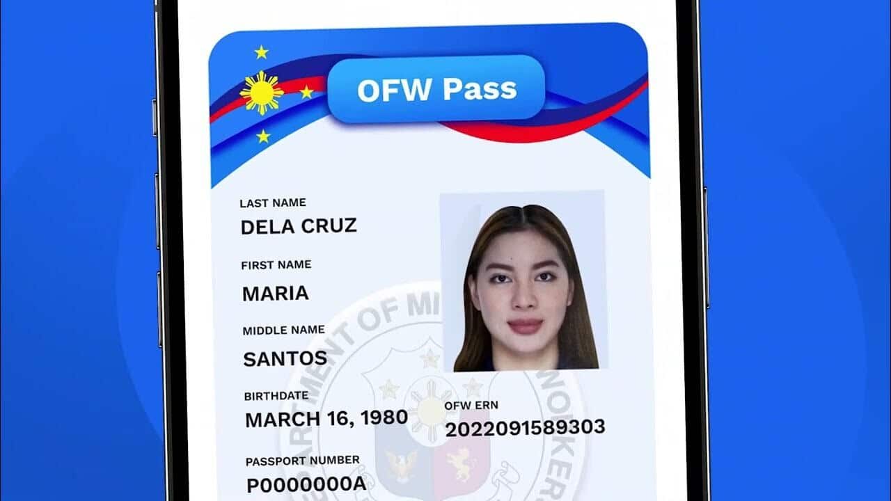 The OFW Pass serves as an identification and a prerequisite for an Exit Clearance for Overseas Workers (OFWs) with active contracts. 