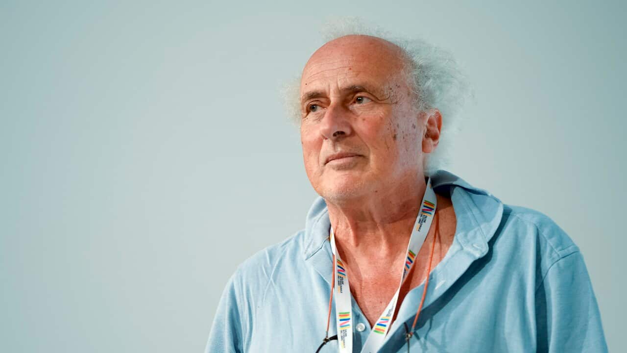 Stefano Benni attends the 30th Turin International Book Fair