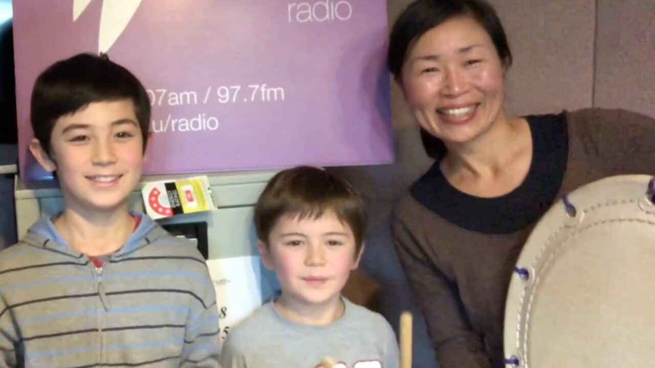 Masae Ikegawa, Seina and Aito from Yunion Kids