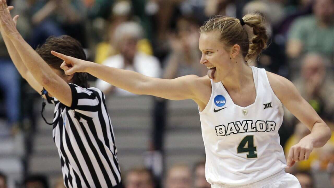 Baylor guard Kristy Wallace.