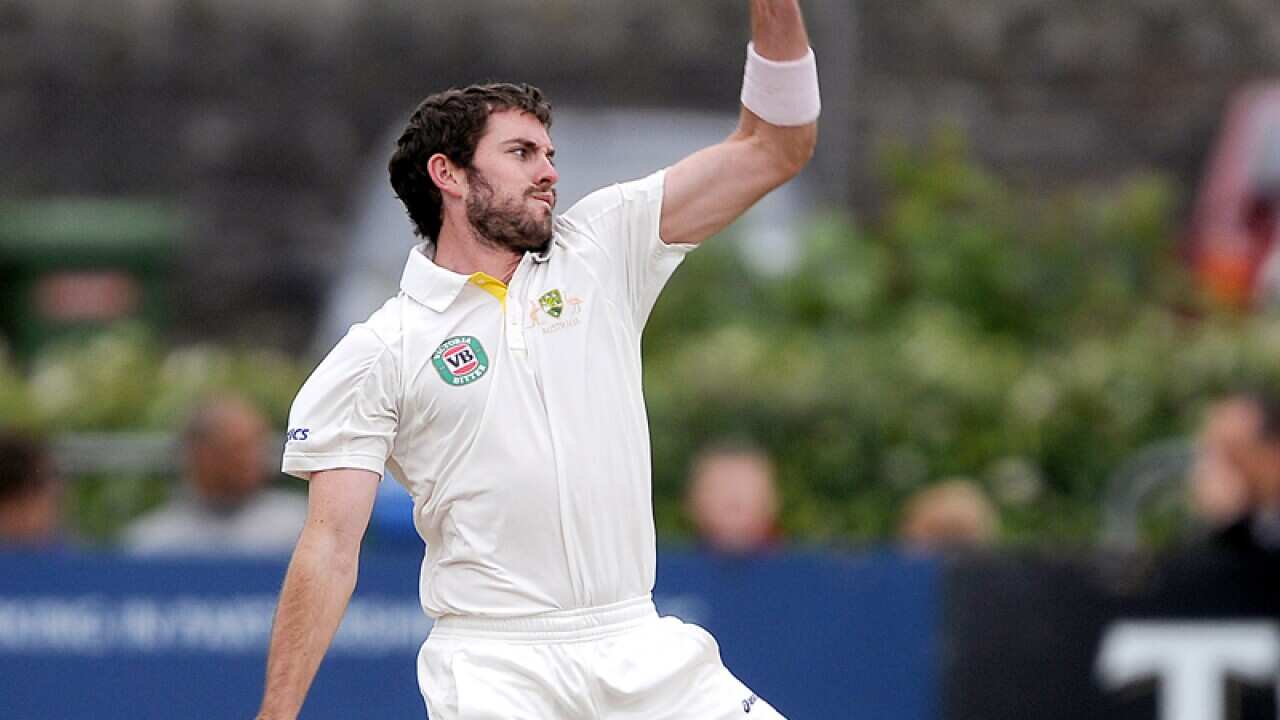 Australia A's Chadd Sayers