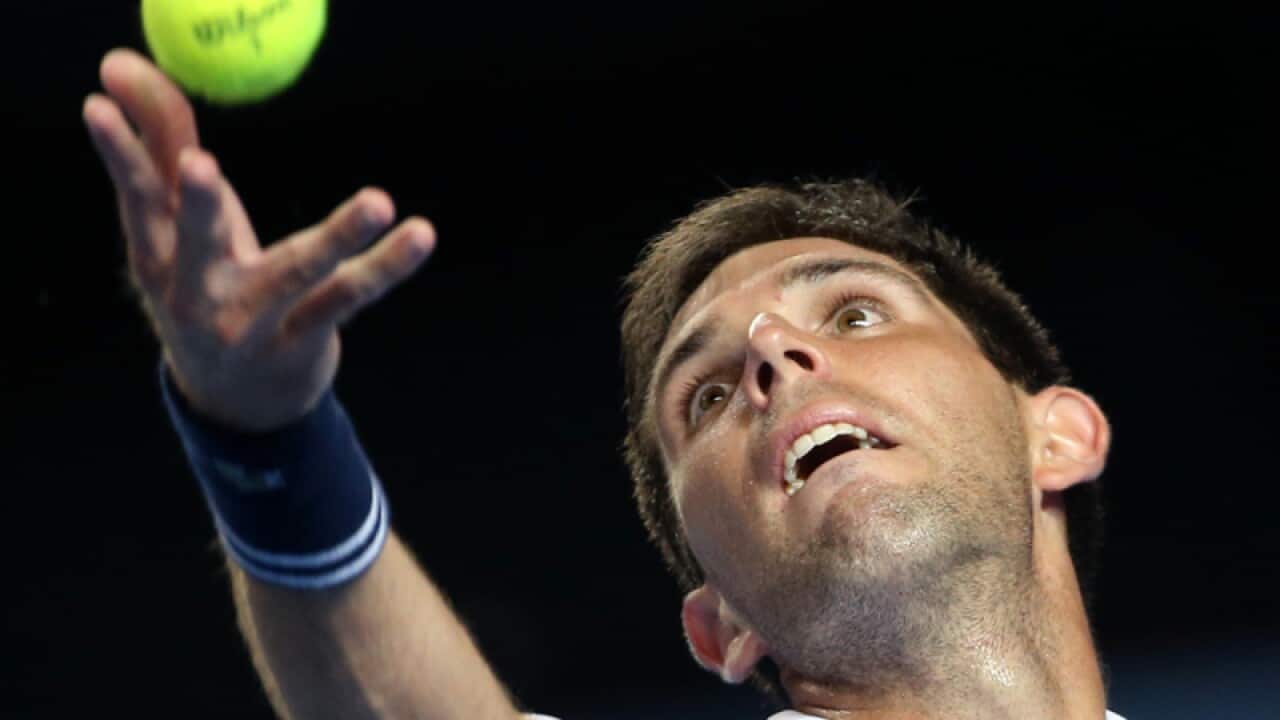 Argentine tennis player Federico Delbonis