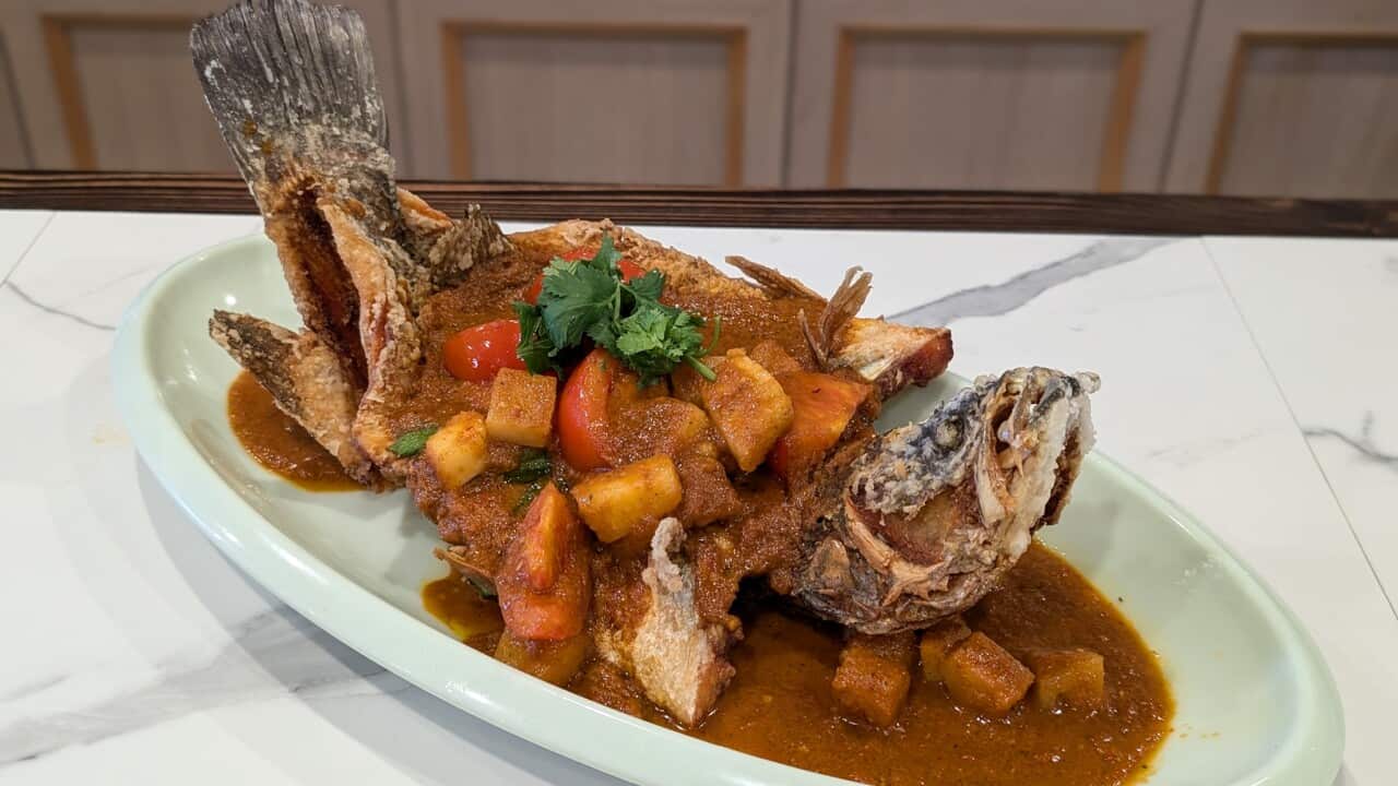 Albee's nonya fried fish