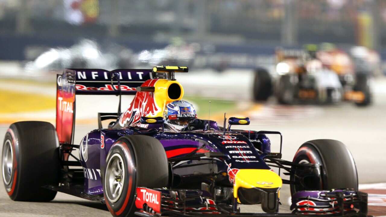 Daniel Ricciardo during the Singapore Grand Prix