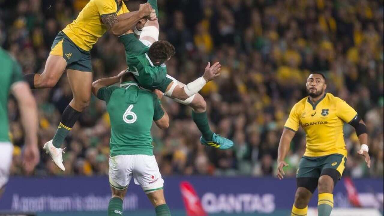 Israel Folau of the Wallabies