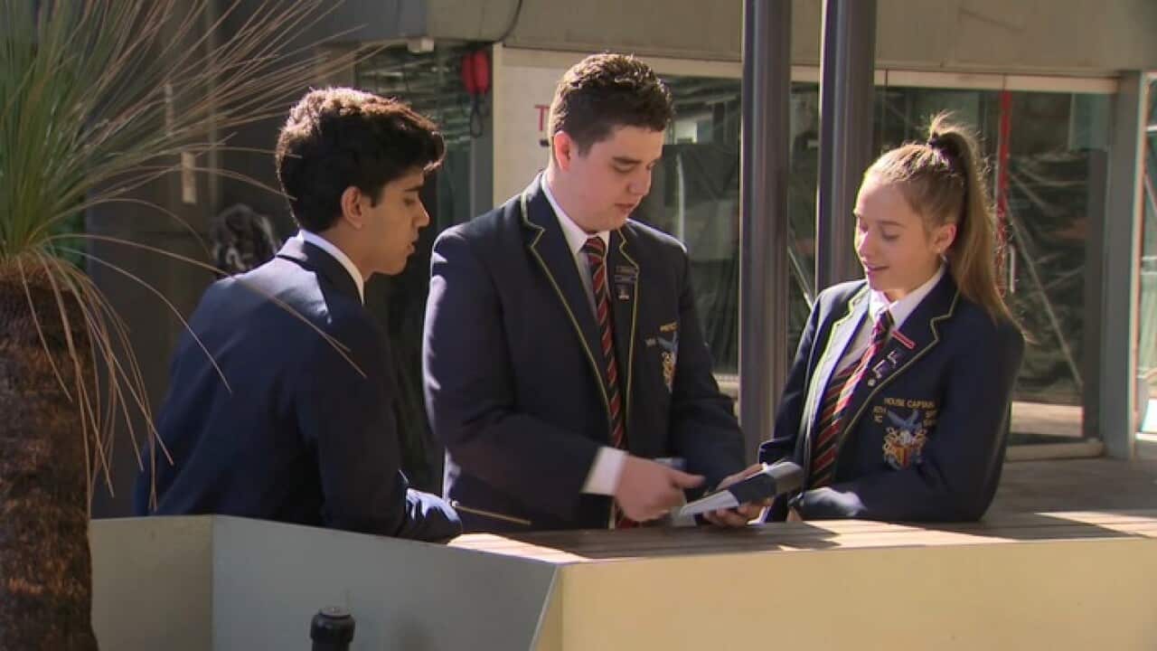 Bhavesh Kapadia, Mitchell Phelan and Victoria Caetano (L to R) are finalists in the Conrad Challenge