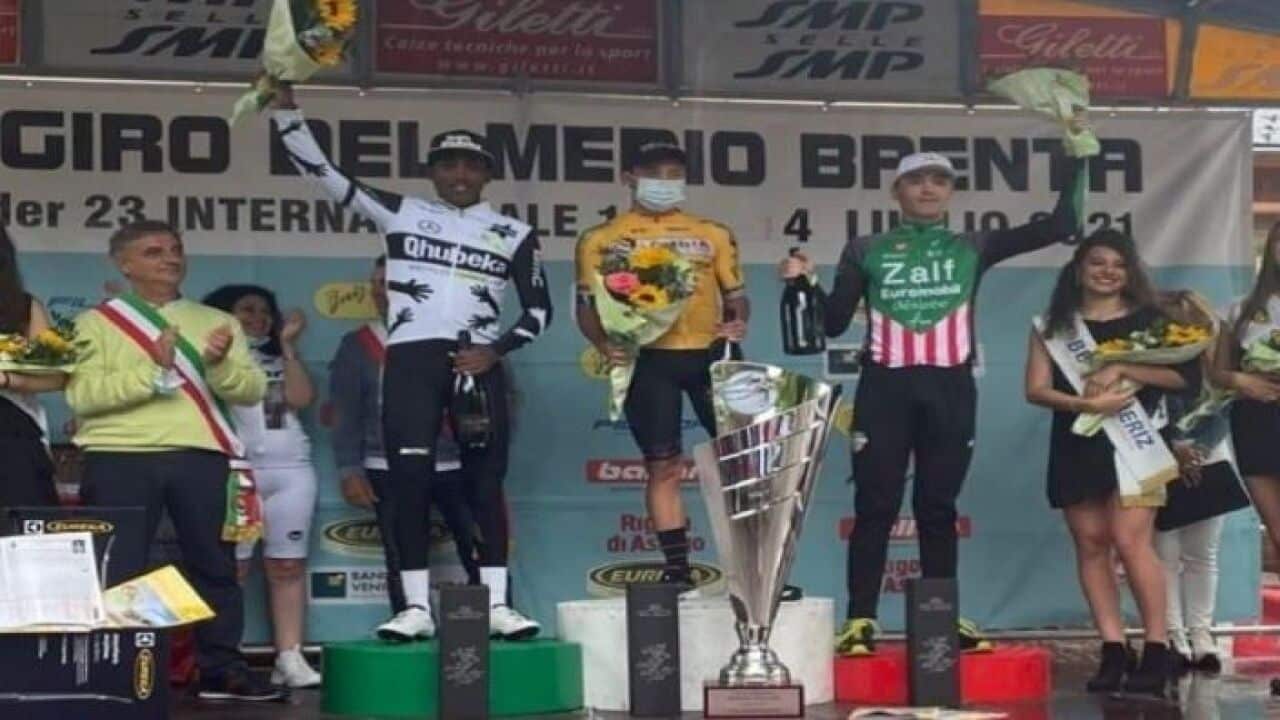 Eritrean cyclist Henok