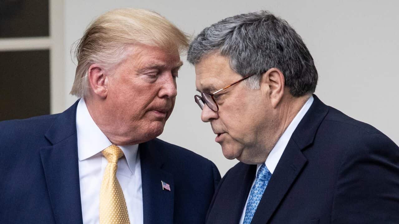 US Attorney General William Barr is stepping down, Donald Trump has announced.
