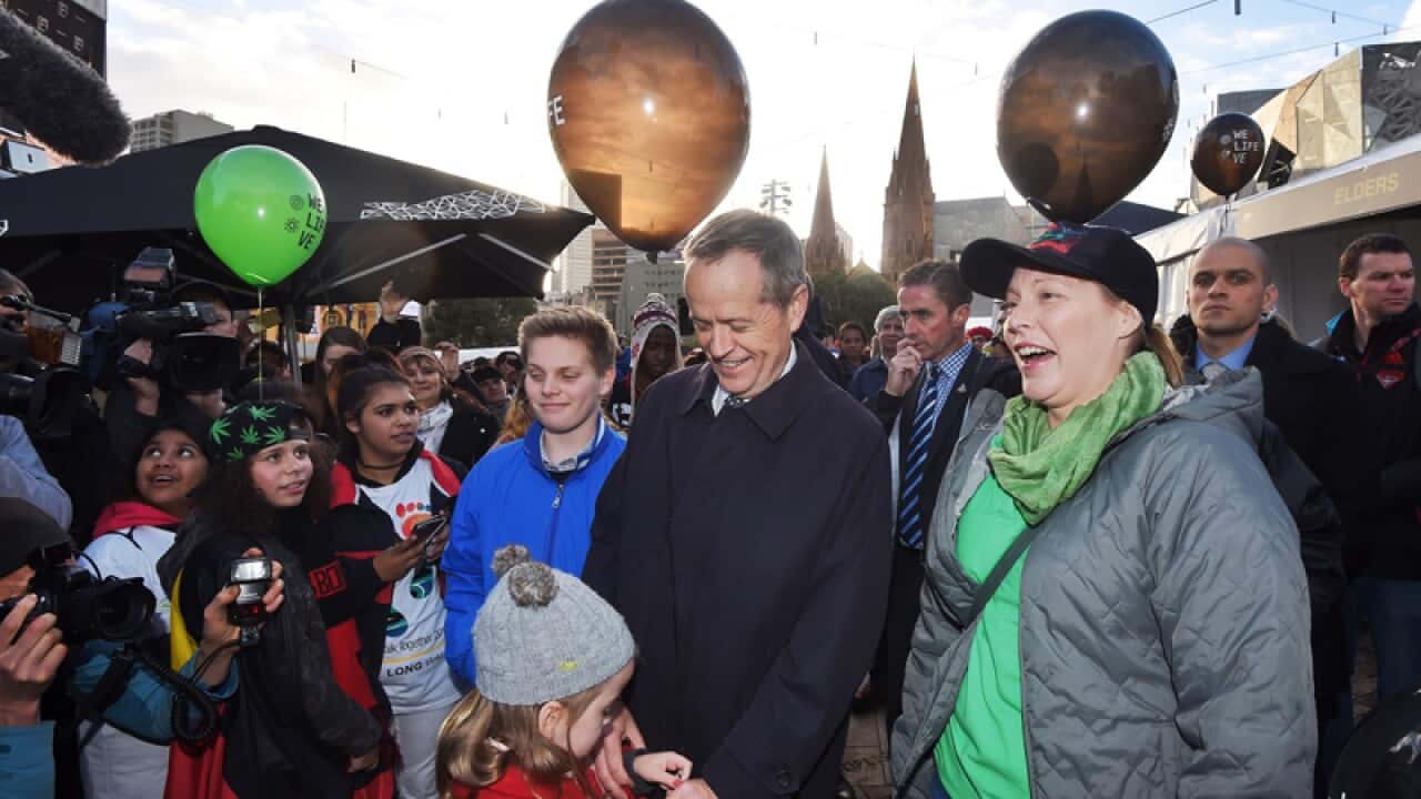 Leader of the Opposition Bill Shorten at The Long Walk