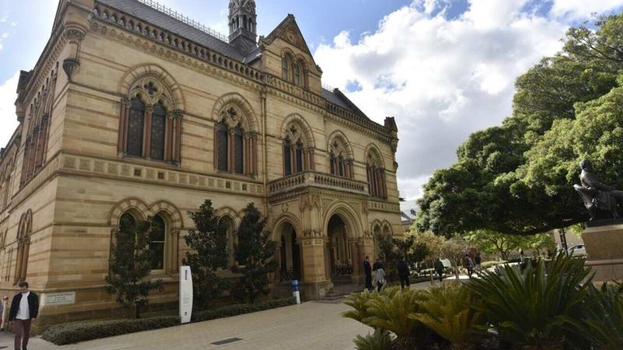 A general view of The University of Adelaide