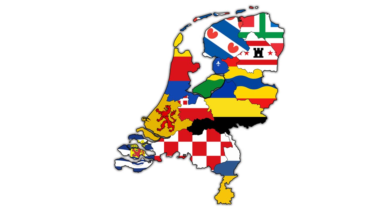 The 12 Provinces of The Netherlands