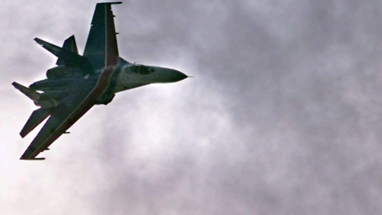 Russian SU-27 fighter