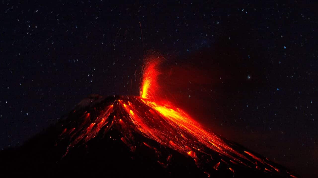 Tungurahua volcano. (EPA)