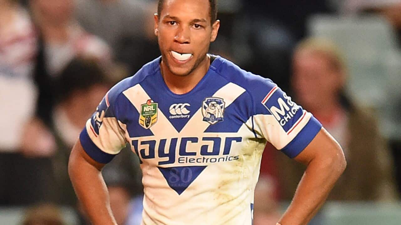 Bulldogs player Moses Mbye.