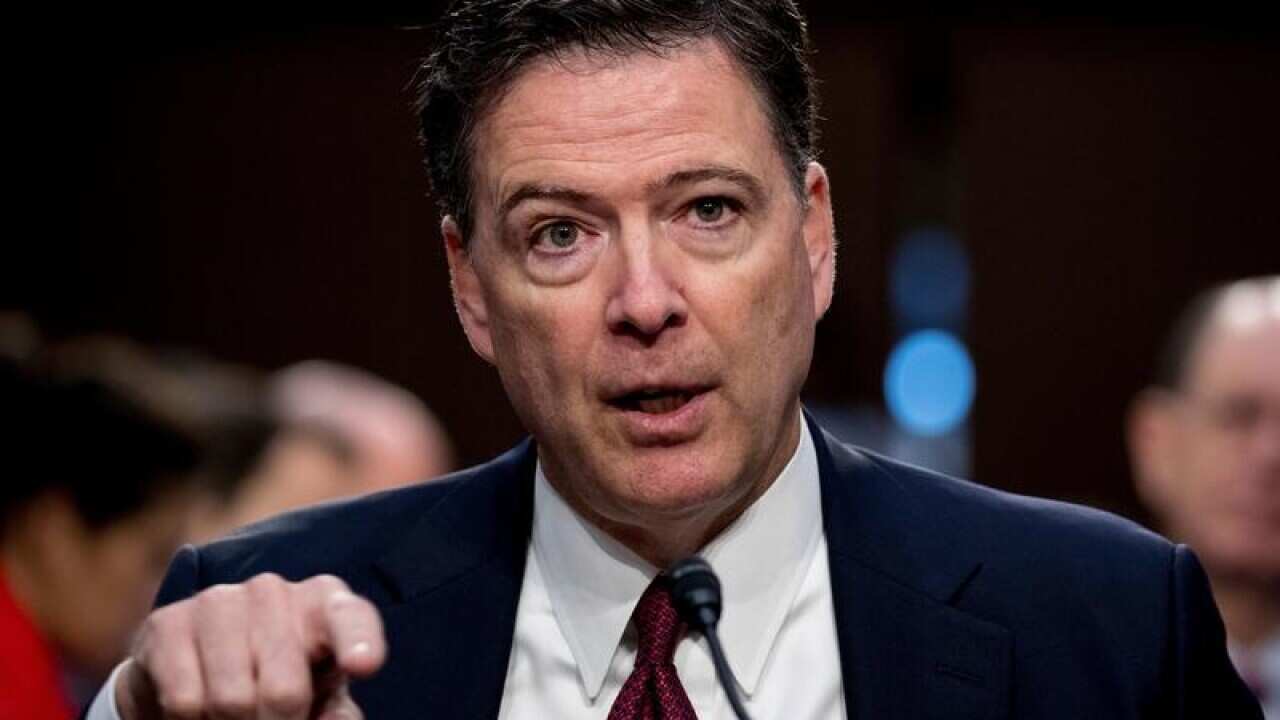 A file image of Former FBI director James Comey.