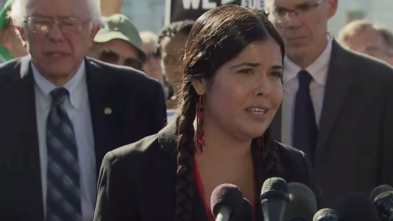 Tara Houska, speaking