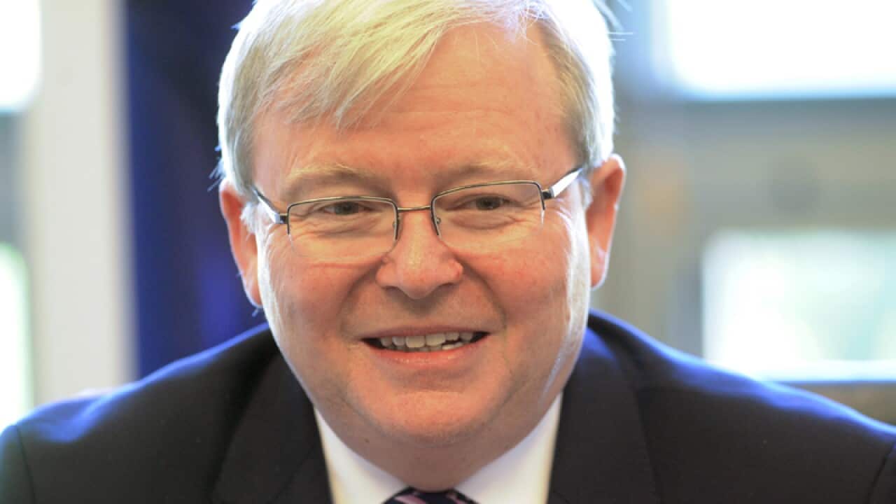 Former prime minister Kevin Rudd