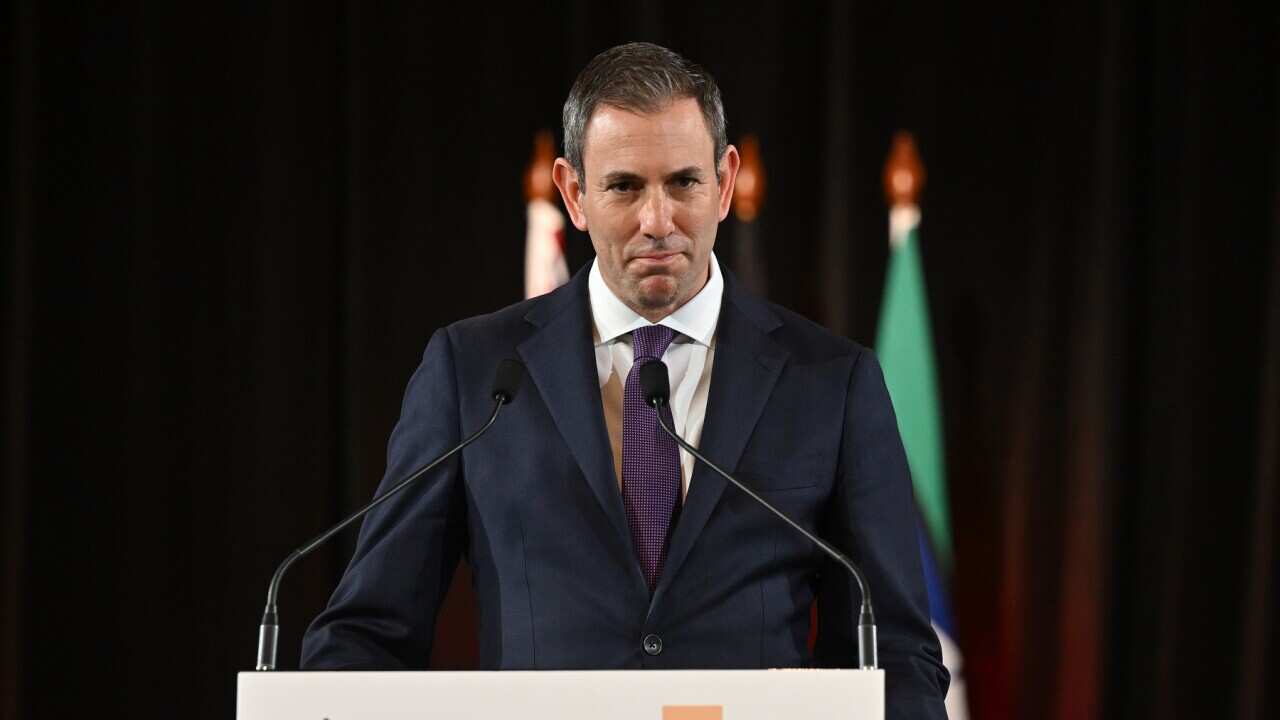 Treasurer Jim Chalmers ends the Jobs and Skills Summit at Parliament House in Canberra (AAP).
