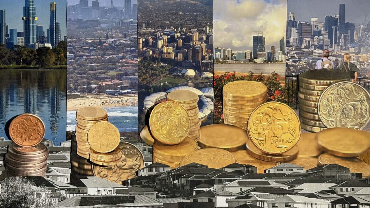 AUSTRALIAN HOUSING MARKET PEAK VALUES ILLUSTRATION