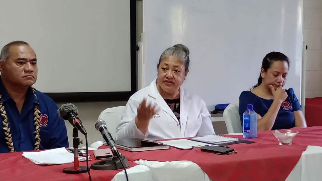 Peresitene ma le komiti faafoe a le Asosi a Foma'i Samoa.