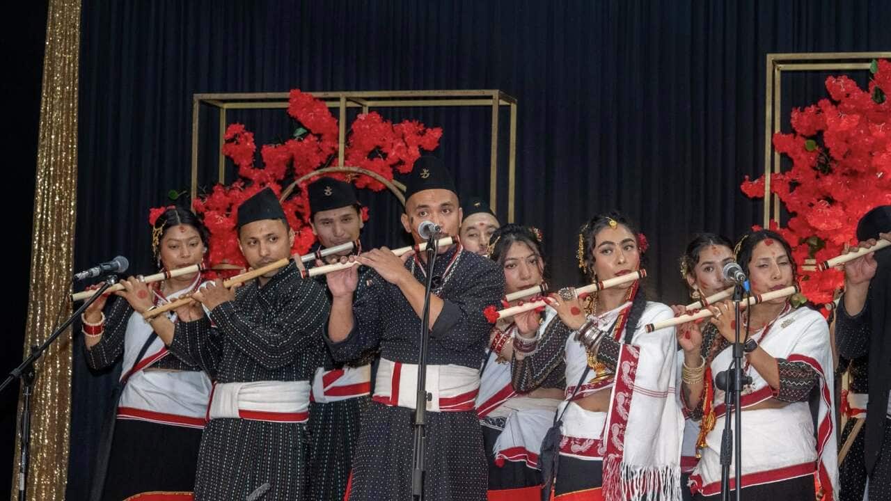 Participants at the Taste and Tunes event organised by Newa Pucha: Melbourne in Melbourne on Sunday, 18 January 2026.