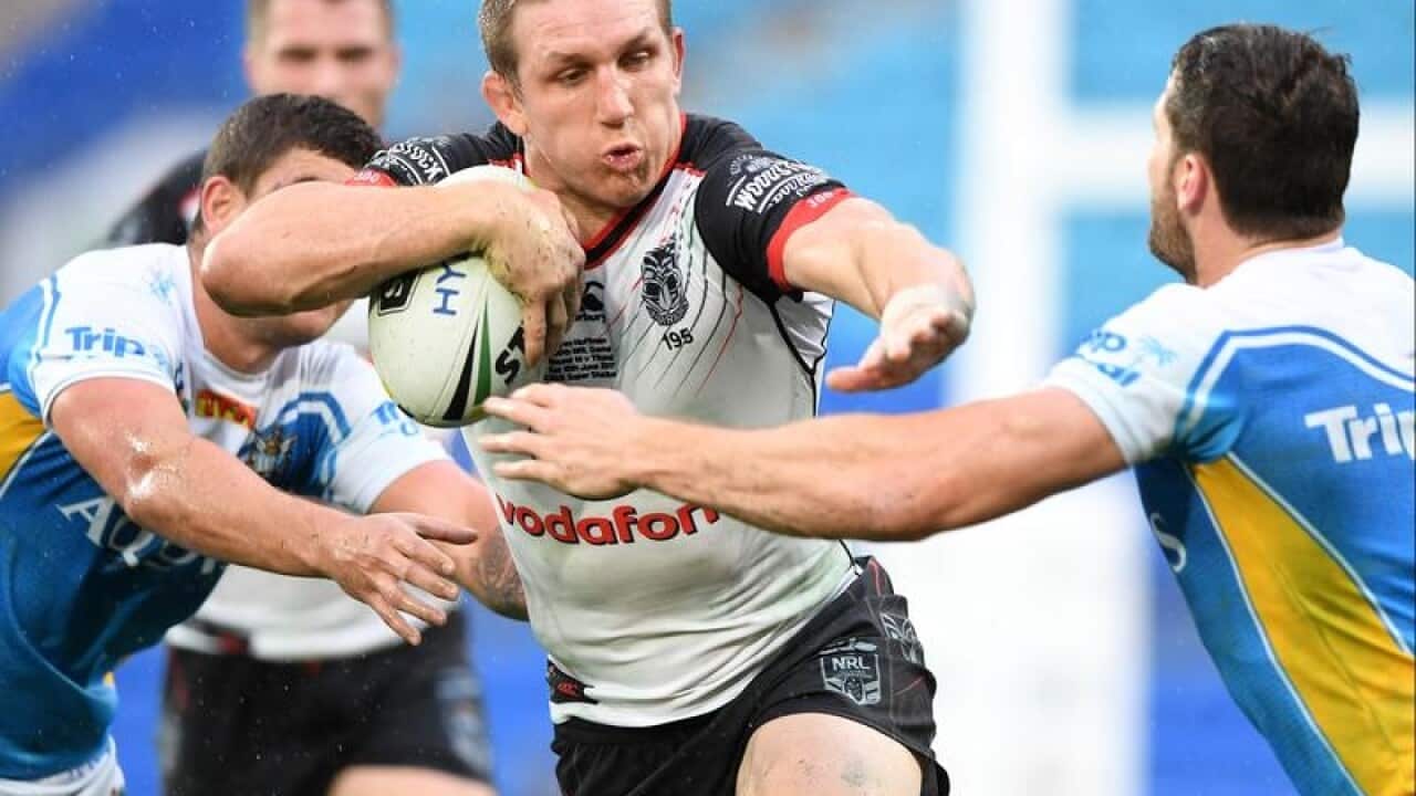 Warriors player Ryan Hoffman
