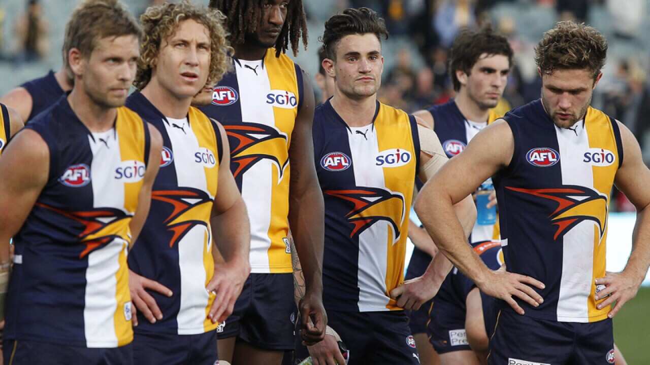 AFL Bulldogs aim for upset over Eagles