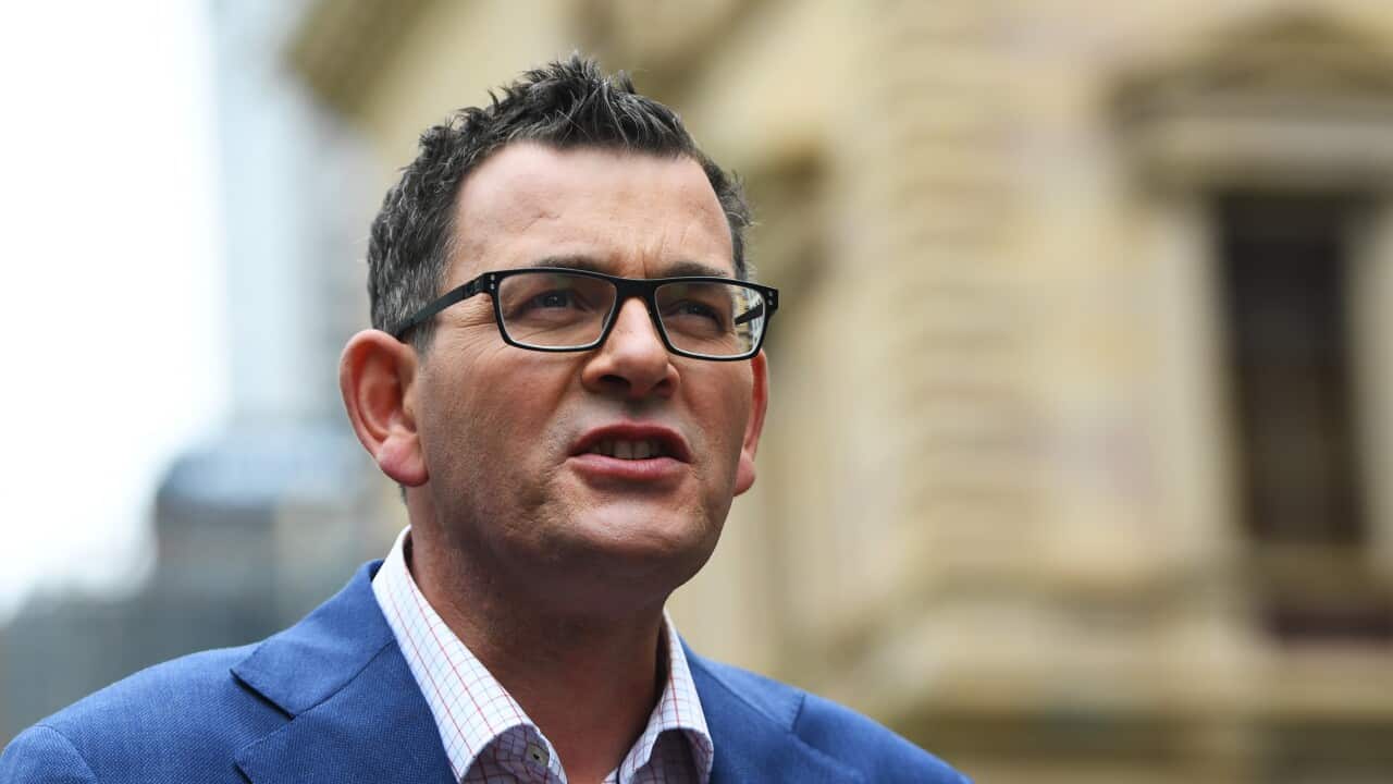 Victorian Premier Dan Andrews has urged people to steer clear of the rally for health reasons. 