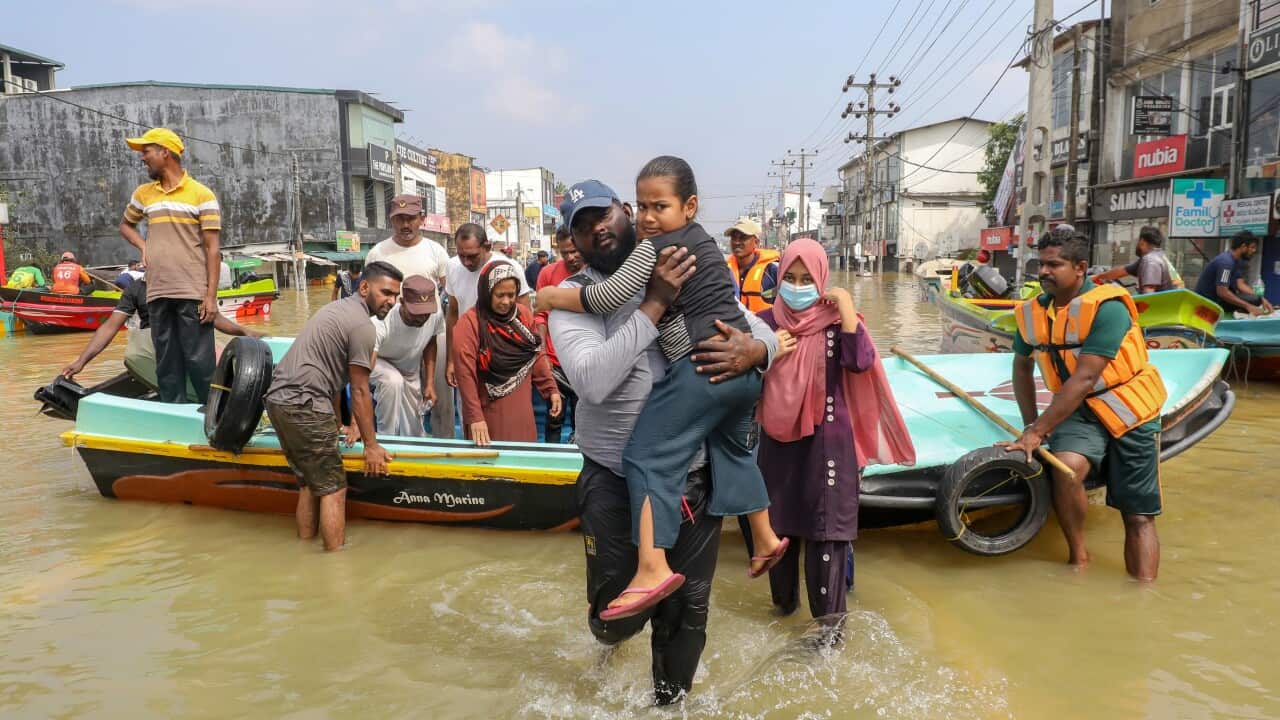 Flooding in Sri Lanka after heavy rainfall