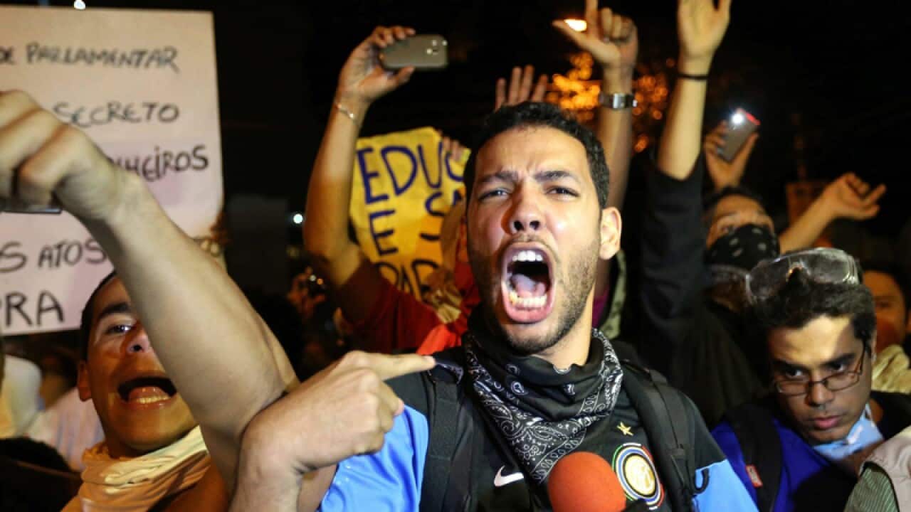Brazilian protesters