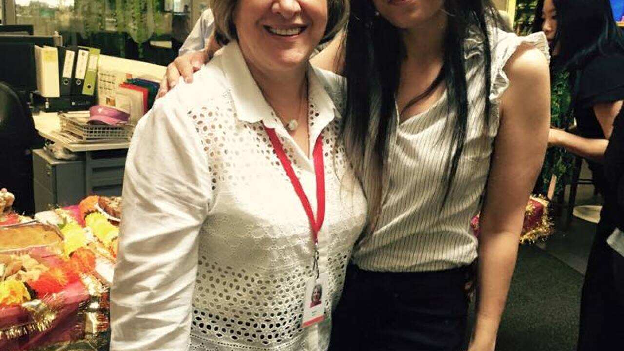 Marie Myssy and Heba Kassoua