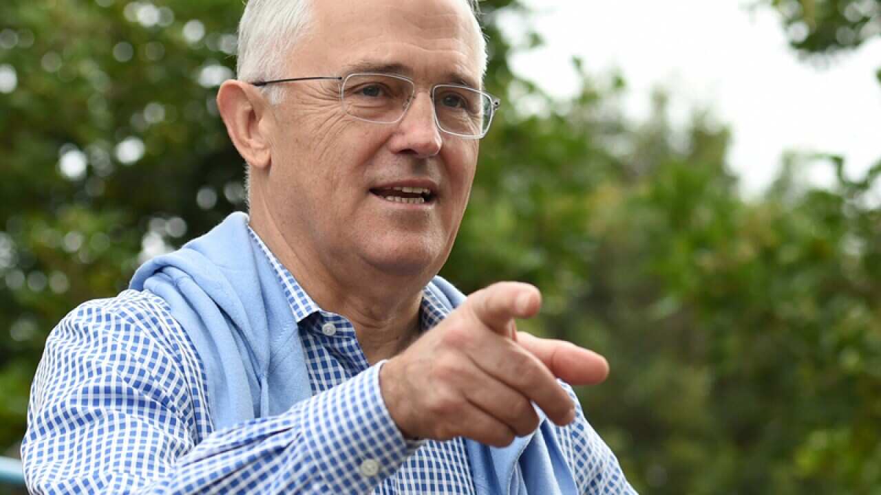 Australian Prime Minister Malcolm Turnbull with his daughter Daisy