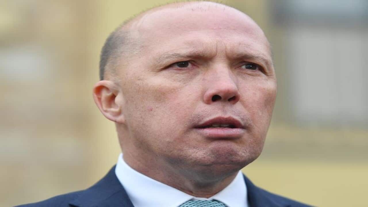 Home Affairs Minister Peter Dutton.