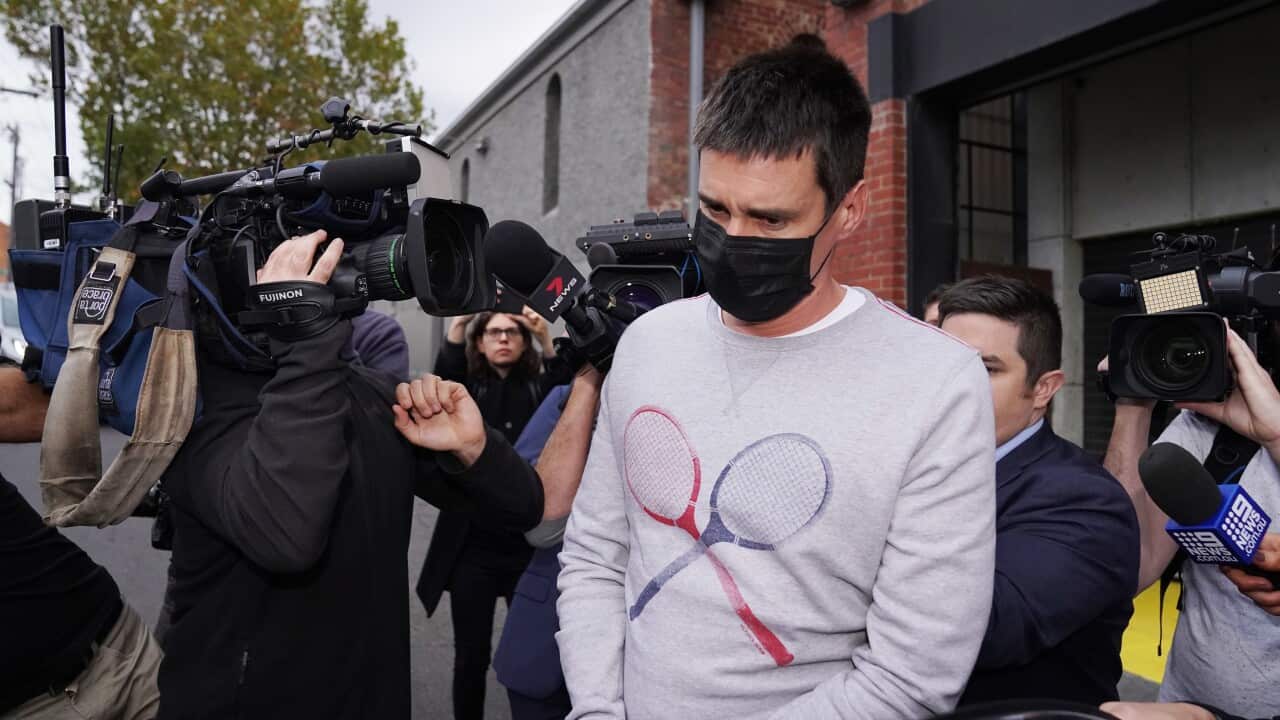 Richard Pusey, the driver of a Porsche who allegedly fled the scene of a truck crash on Melbourne's Eastern Freeway which killed four police officers.