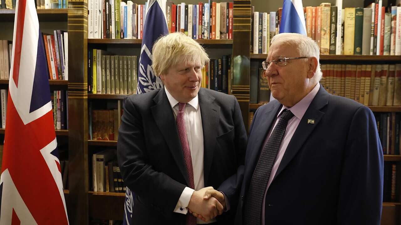 Britain's Foreign Secretary Boris Johnson