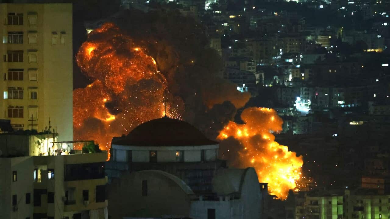 Israeli airstrikes hit southern Beirut suburb