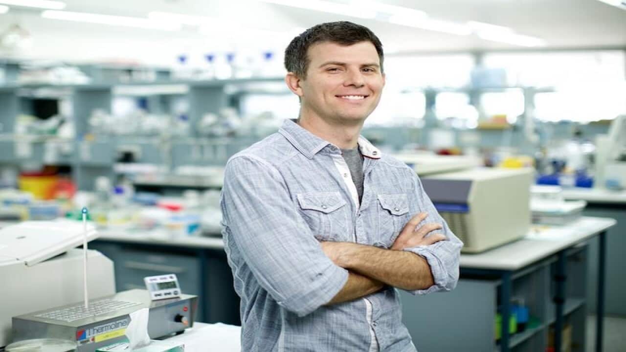 Dr Tony Cesare at the Children's Medical Research Institute.