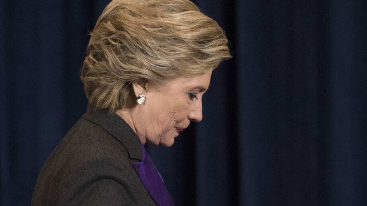 Democratic presidential candidate Hillary Clinton