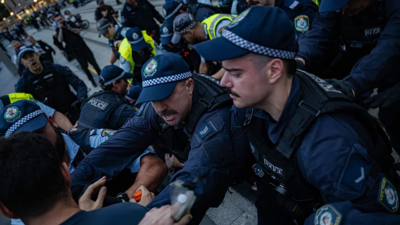 HERZOG AUSTRALIA VISIT PROTEST