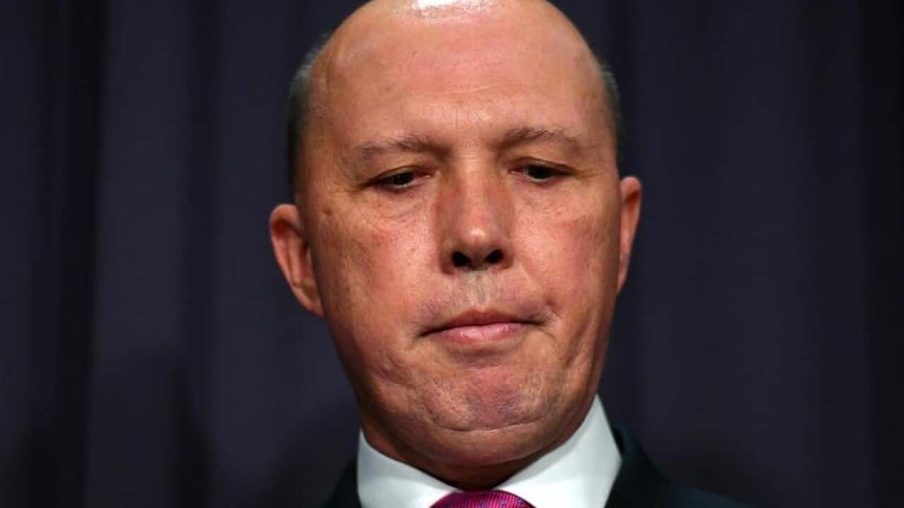 Minister for Home Affairs Peter Dutton