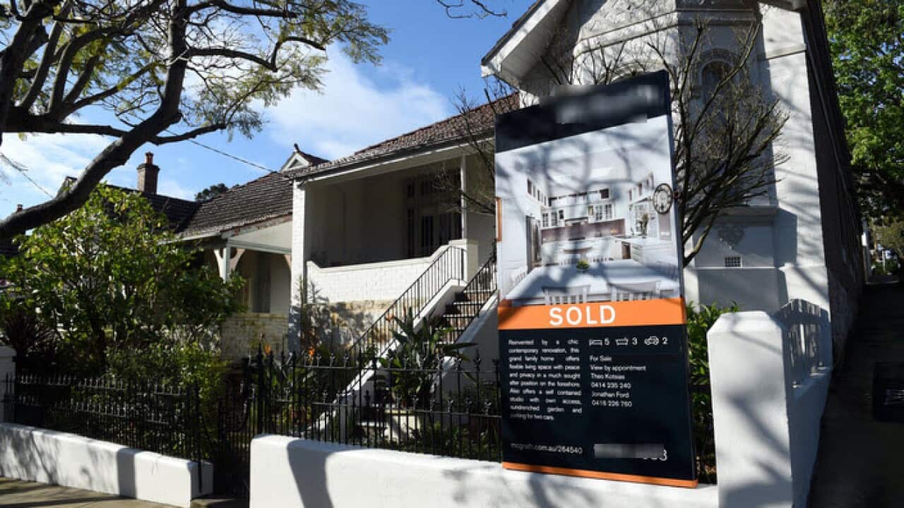 Eine verkaufte Immobilie